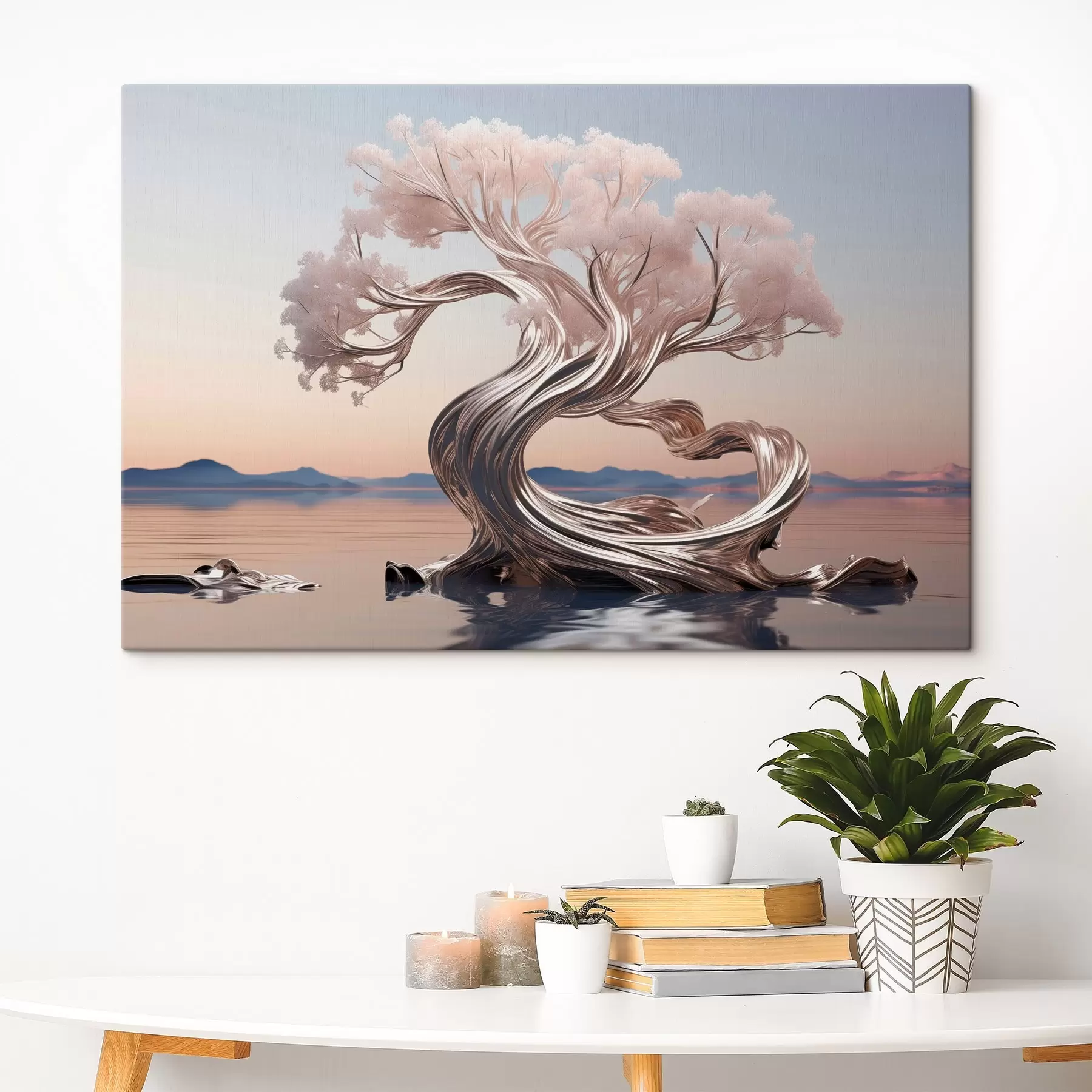 wall murals Metal wood s43945