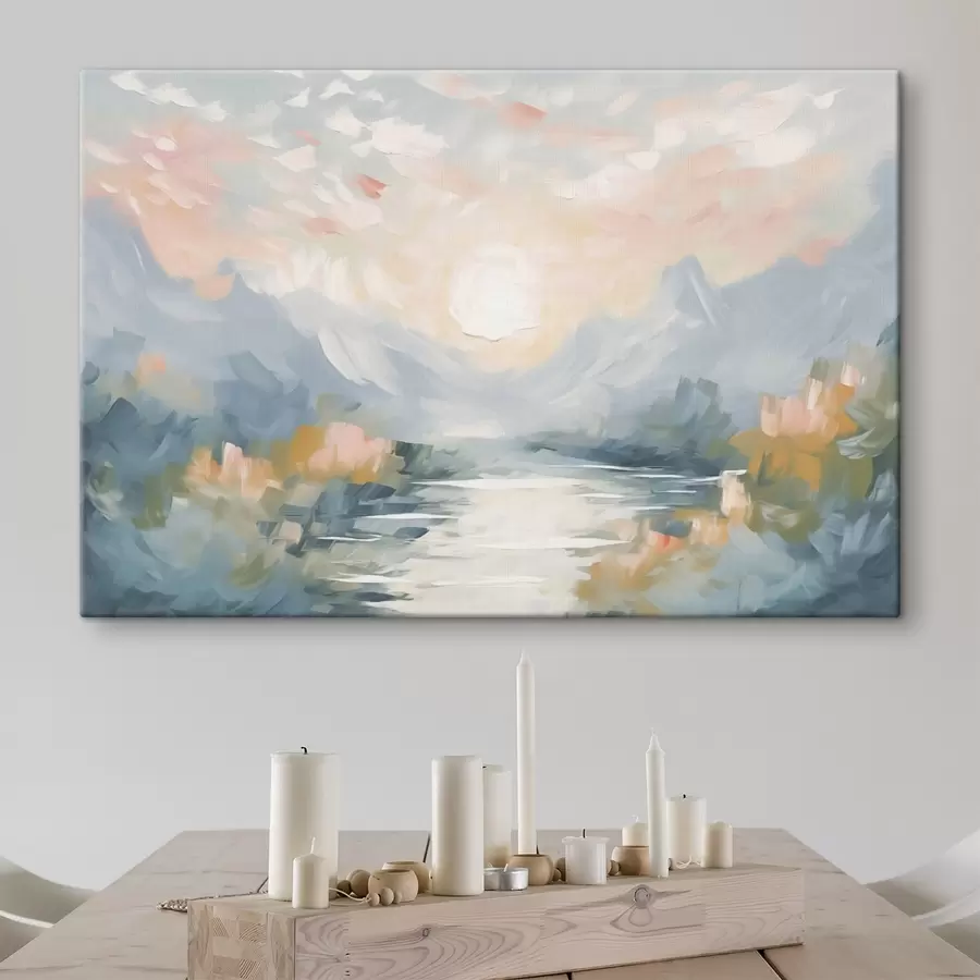 murales Abstracción de las montañas s44052