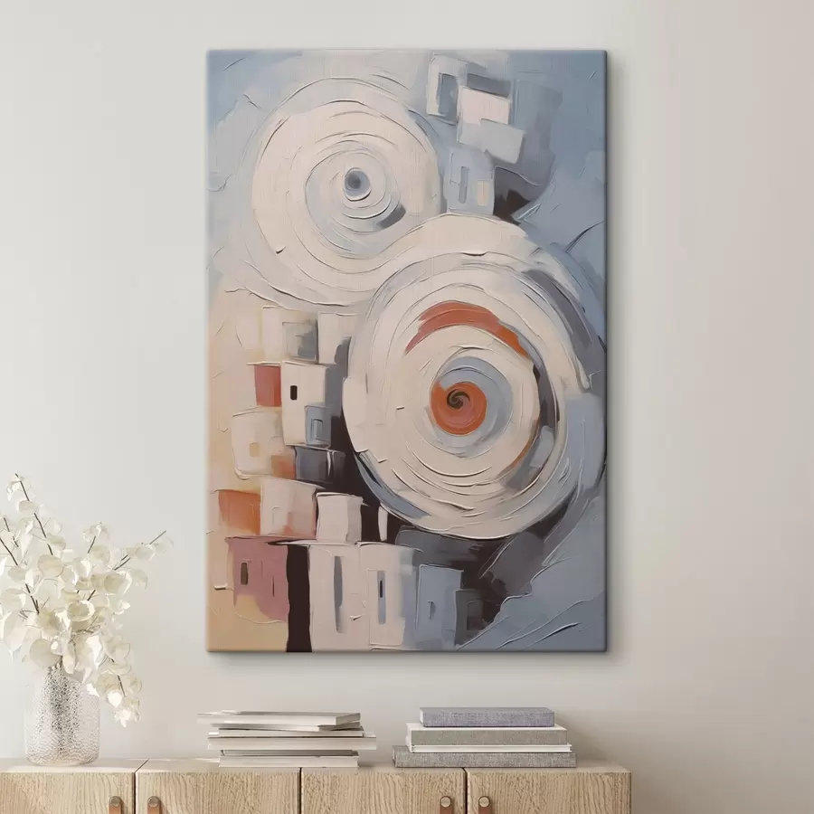 murales Casas urbanas abstractas s44056