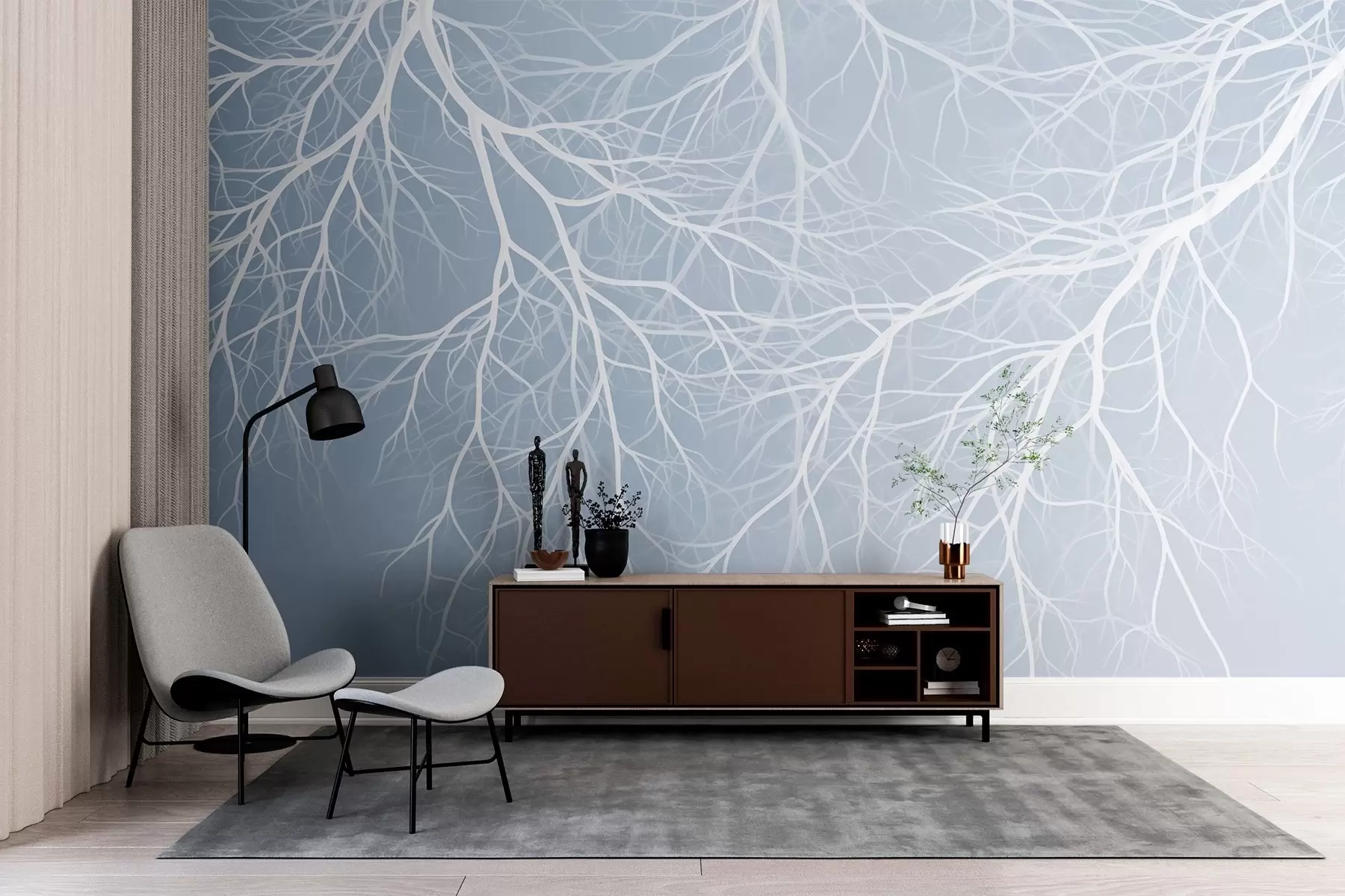 wall murals Branches w03731v2