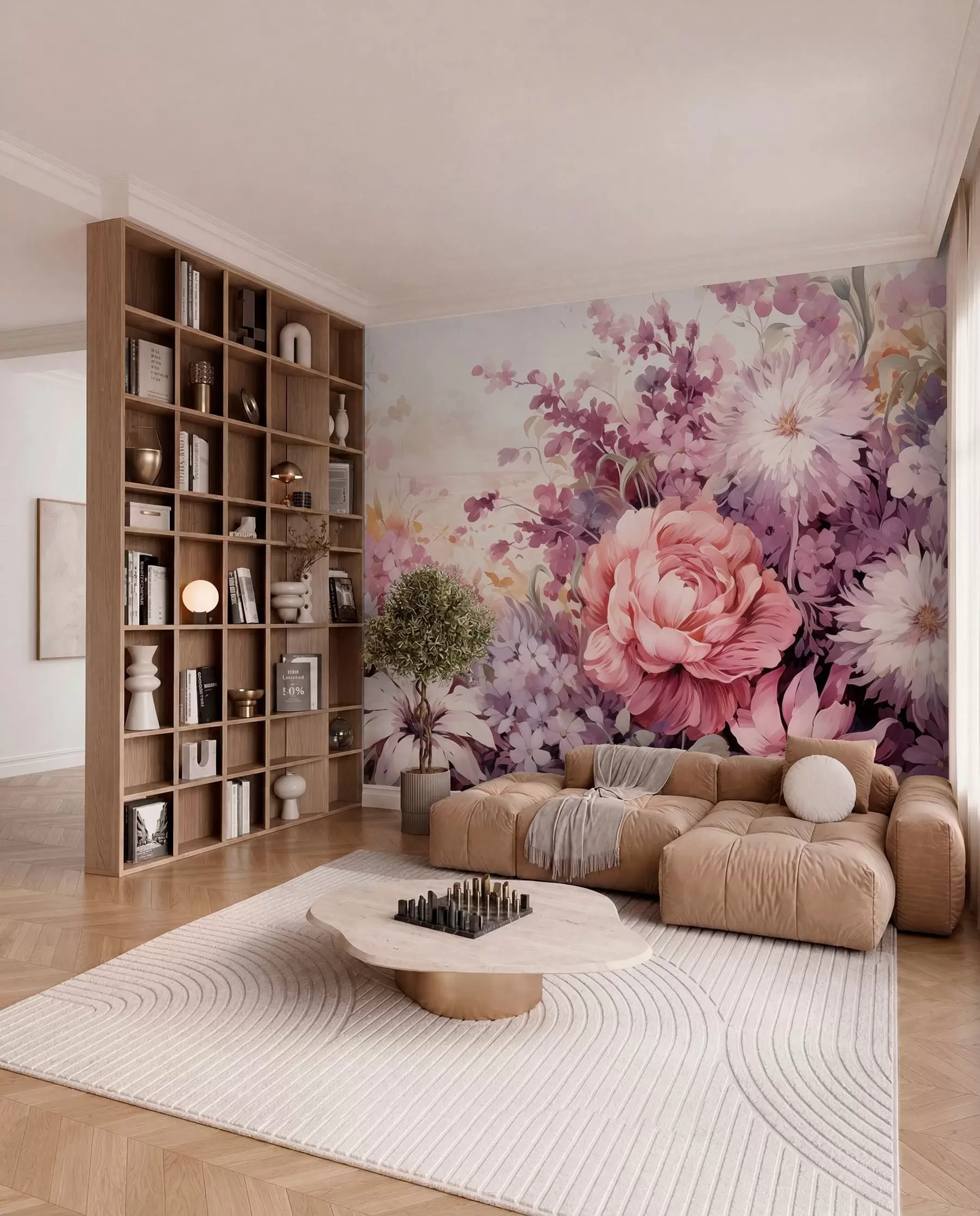 wall murals Peonies and inspiration w09039