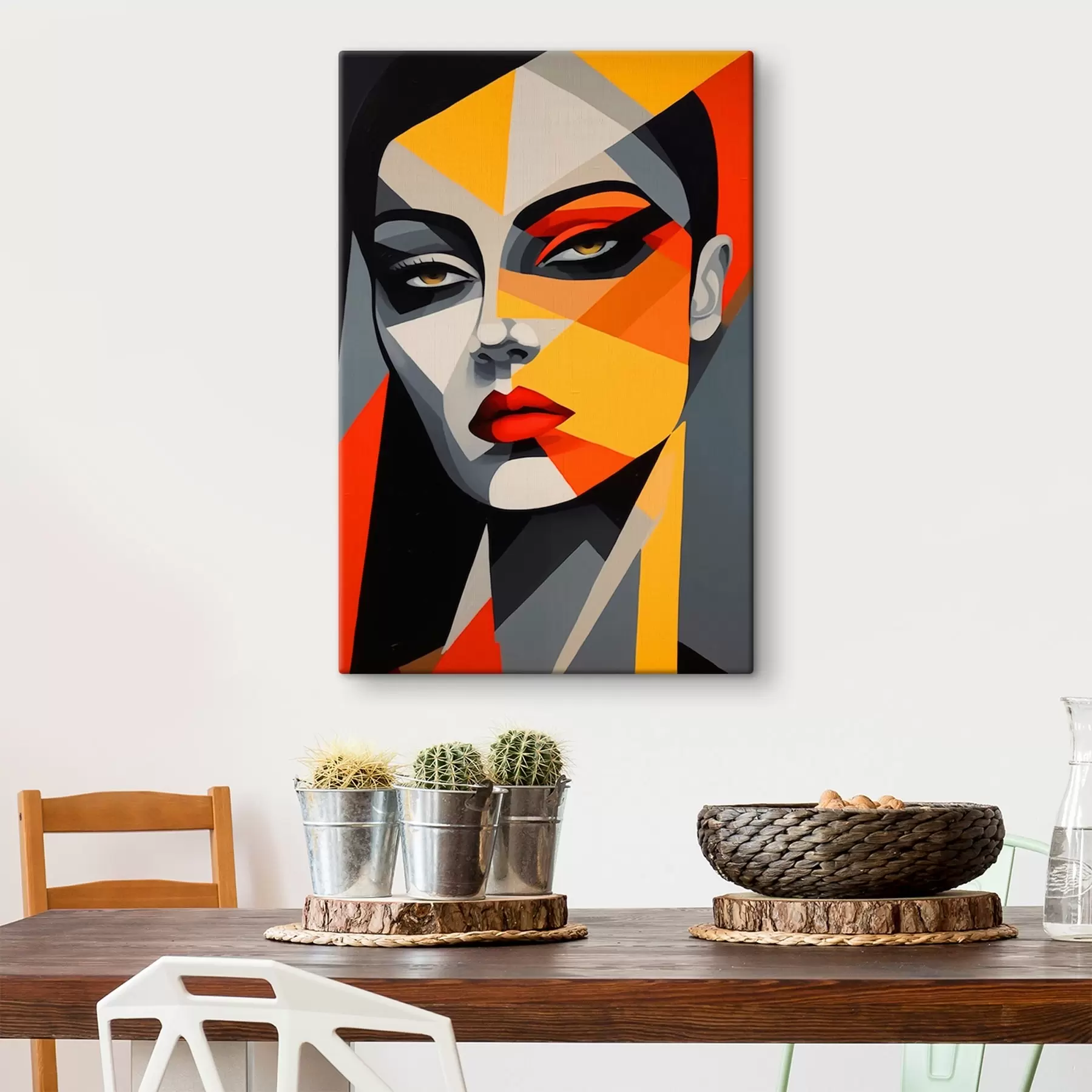 wall murals Abstract face s44111