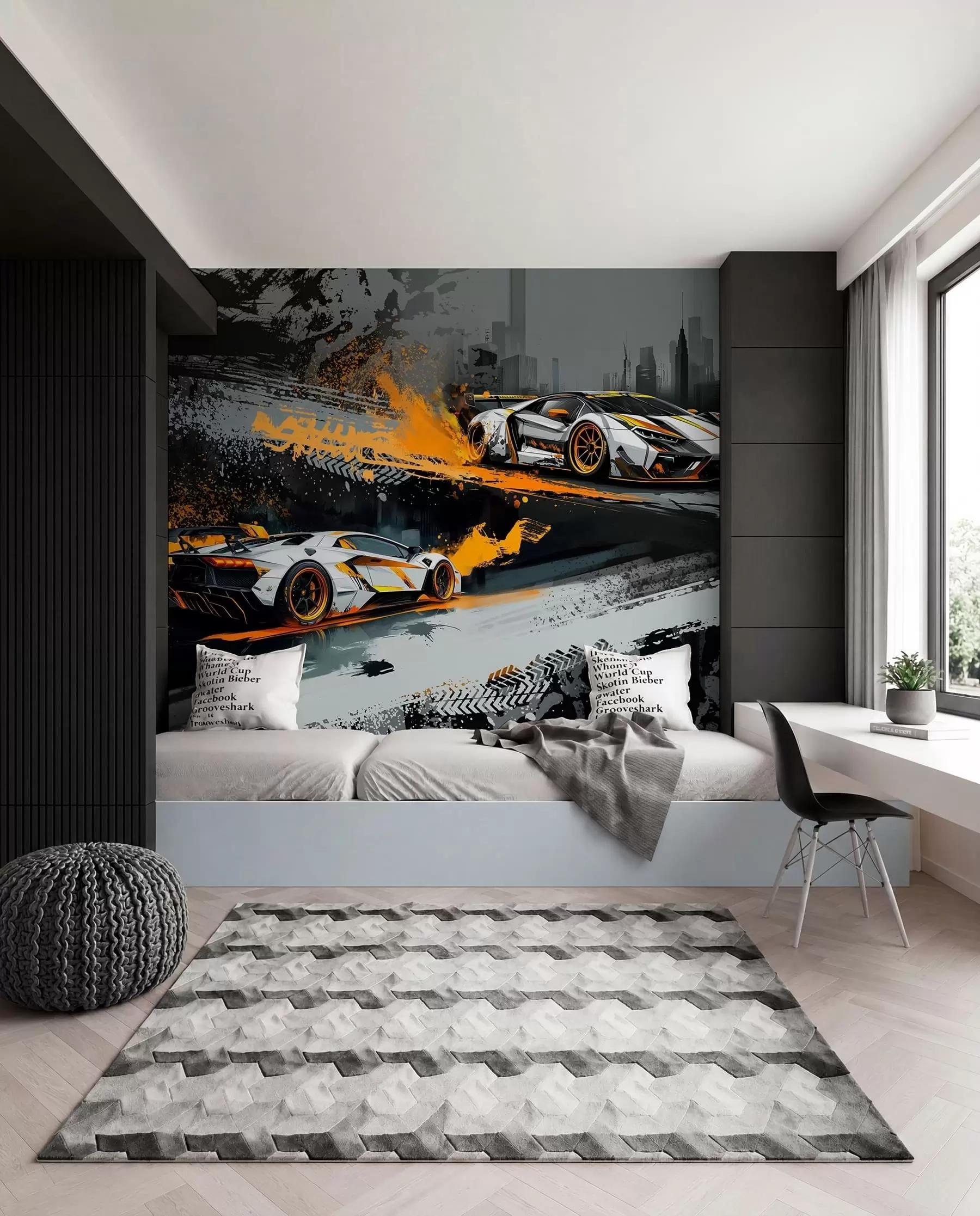 Wall Mural Photo Wallpaper Urban Racing w03721
