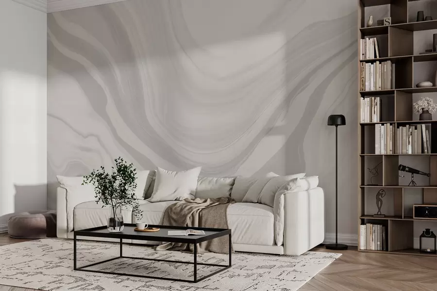peintures murales Vagues abstraites w03744