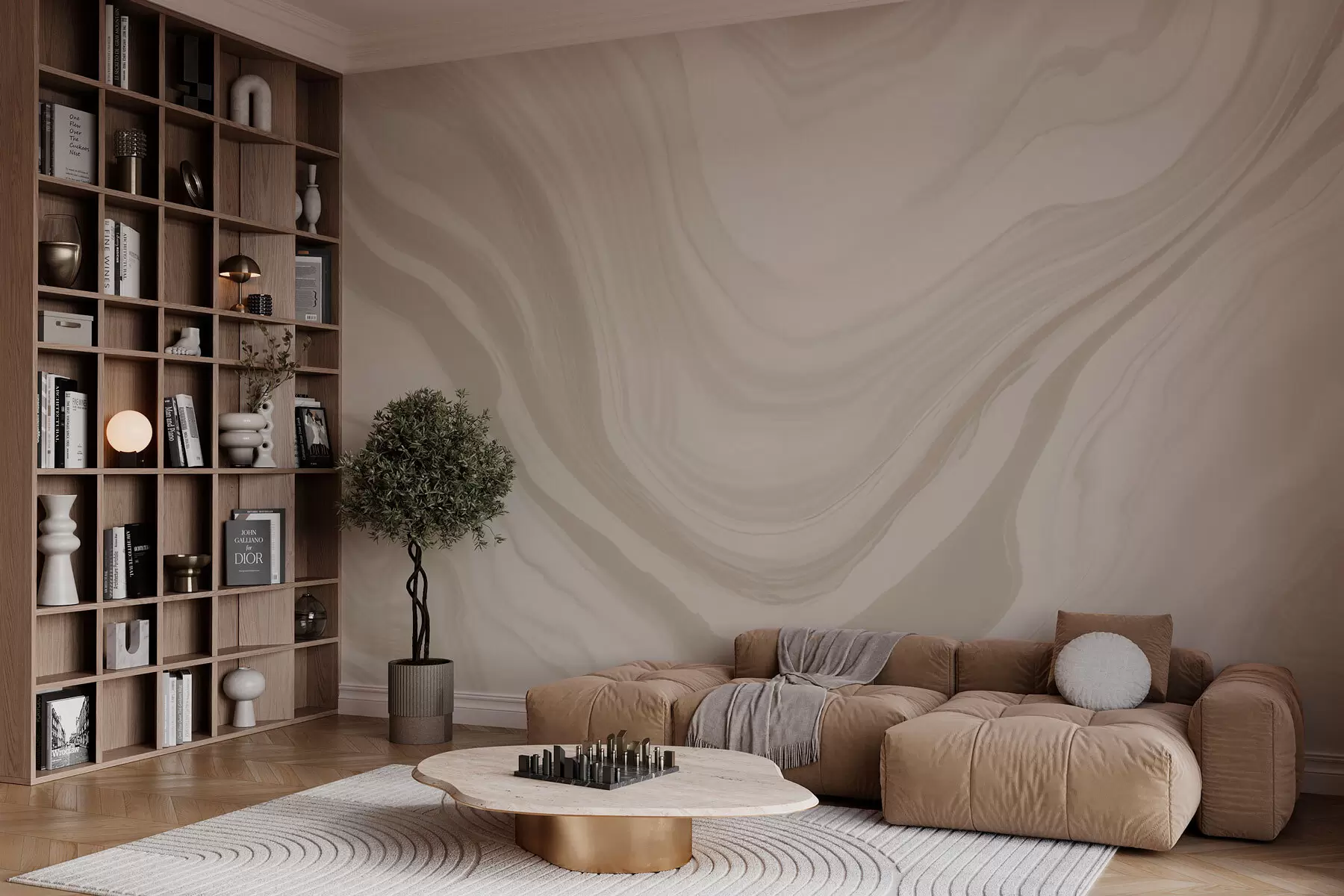 wall murals Abstract Waves w03744v1