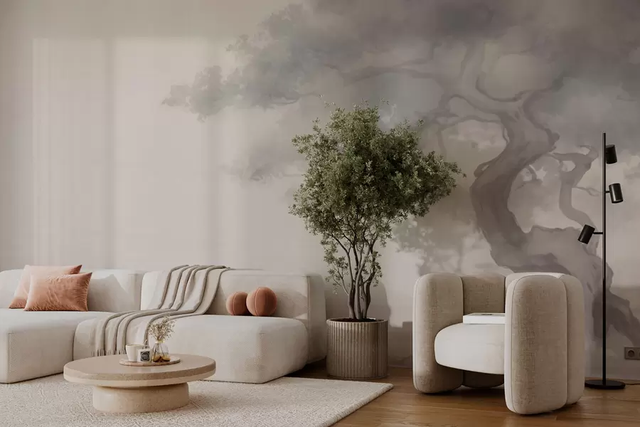 Wall Mural Photo Wallpaper Vintage Bonsai Tree w03749