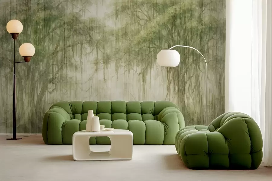 Wall Mural Photo Wallpaper Abstract trees w03819