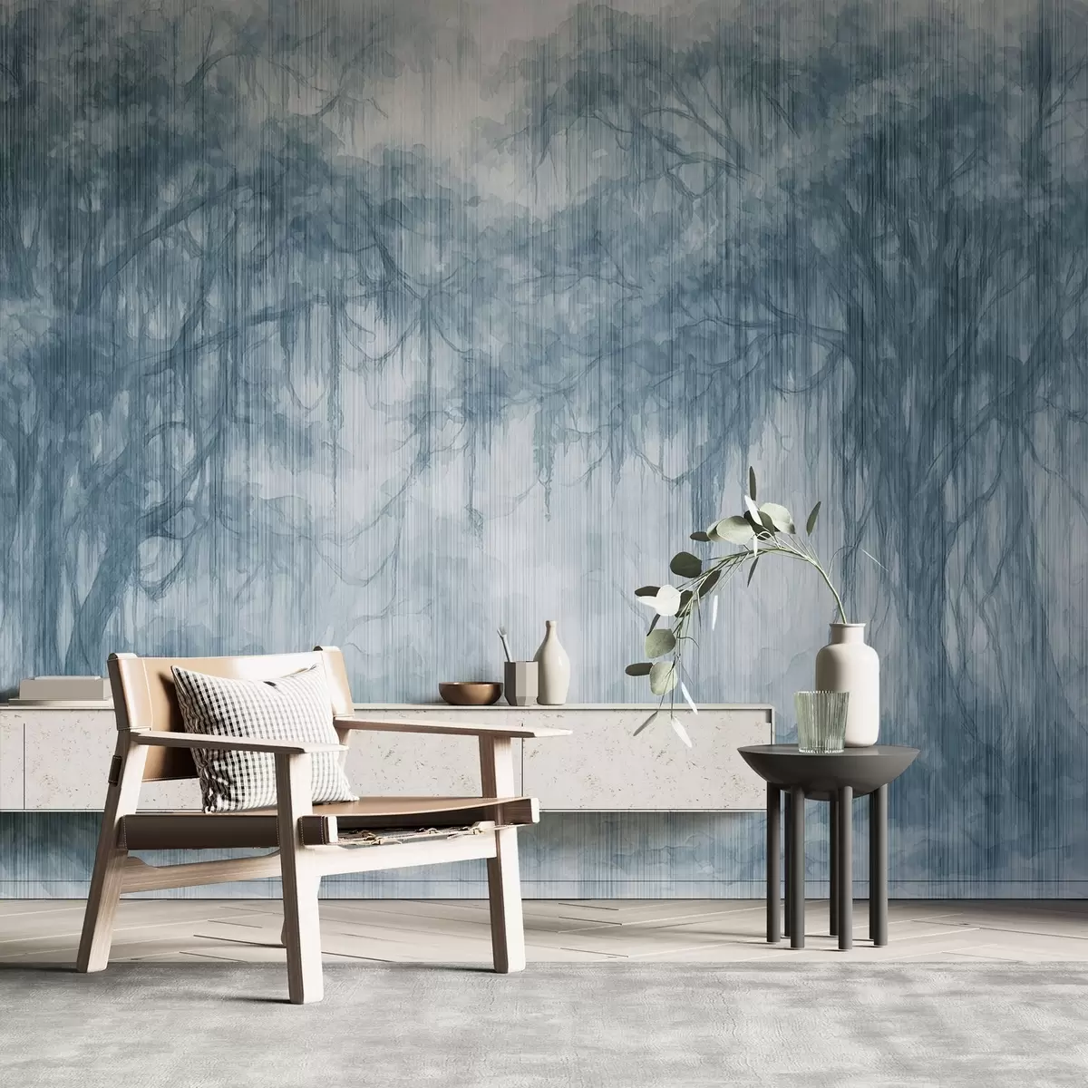 wall murals Abstract trees w03819v2