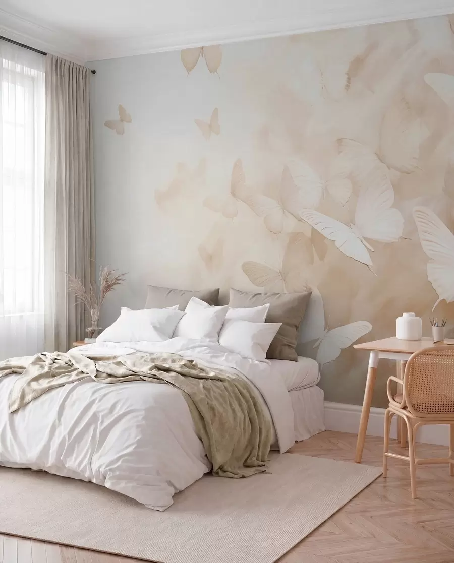 peintures murales Butterflies w03841