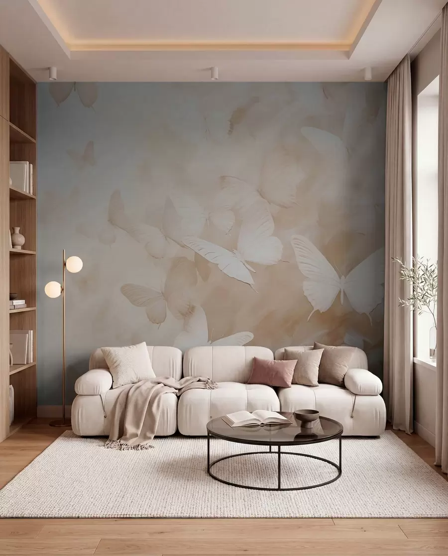 Wall Mural Photo Wallpaper Butterflies w03841