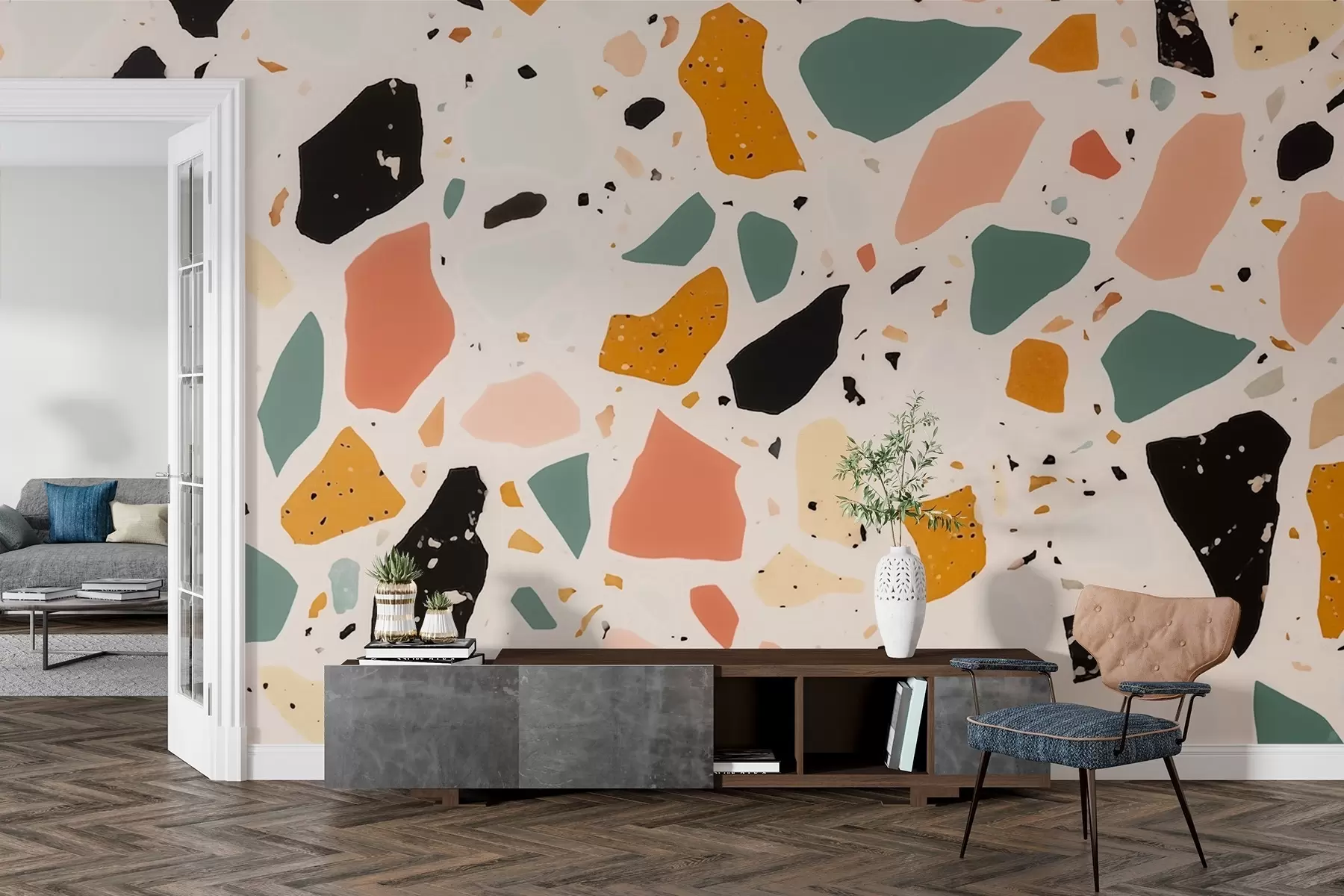 wall murals Terrazzo w03836