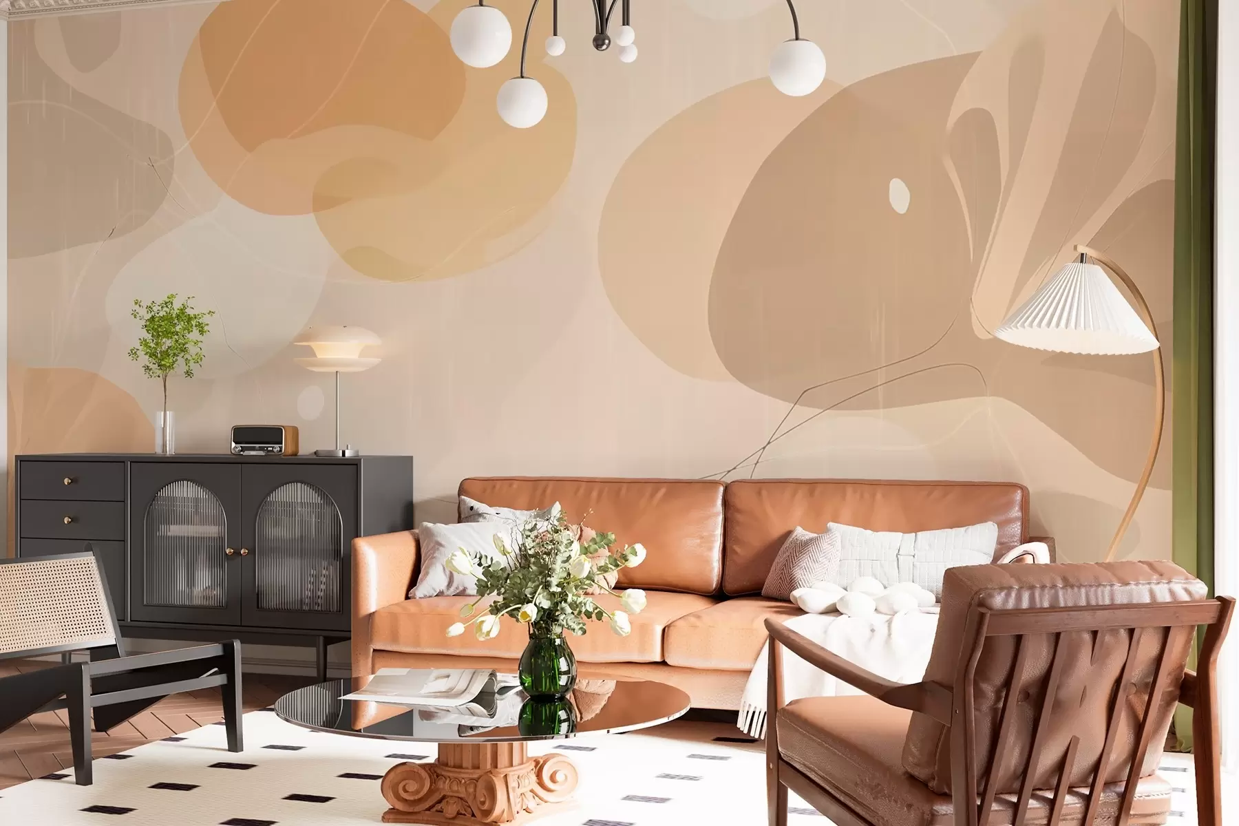 Wall Mural Photo Wallpaper Light abstraction w03837