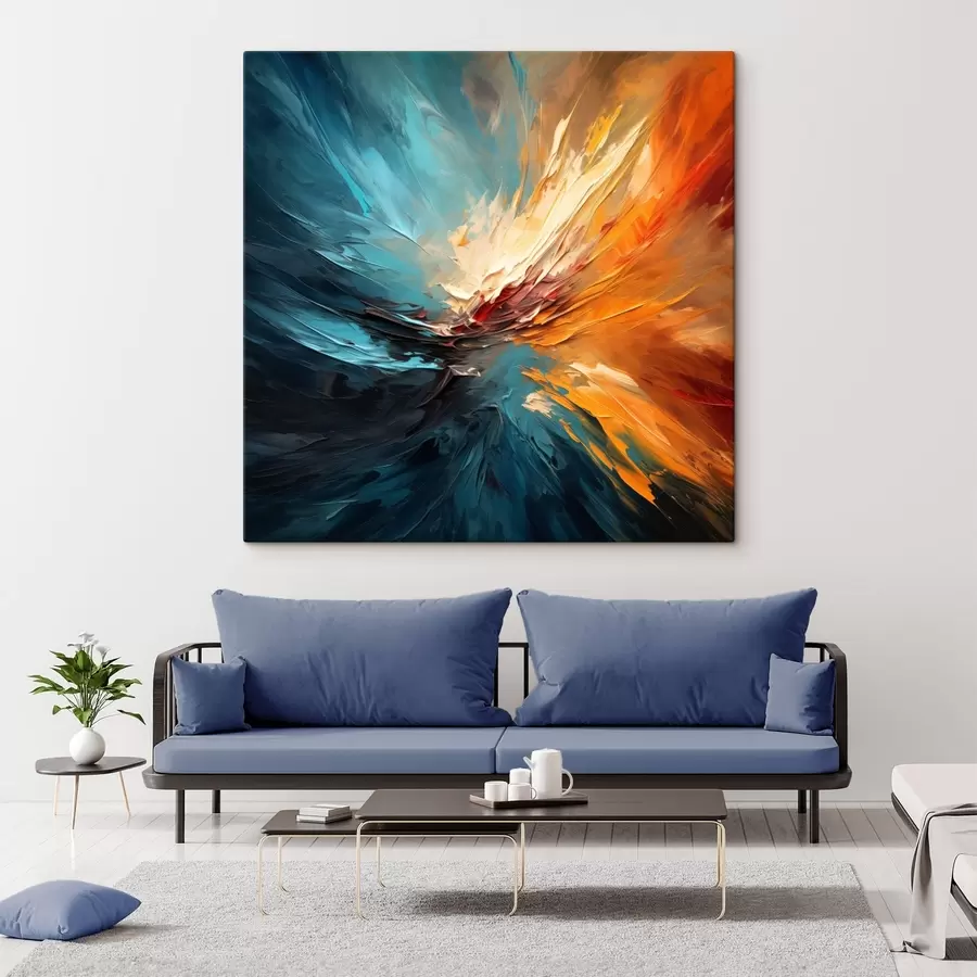 wall murals Abstract swirl of colors s44042