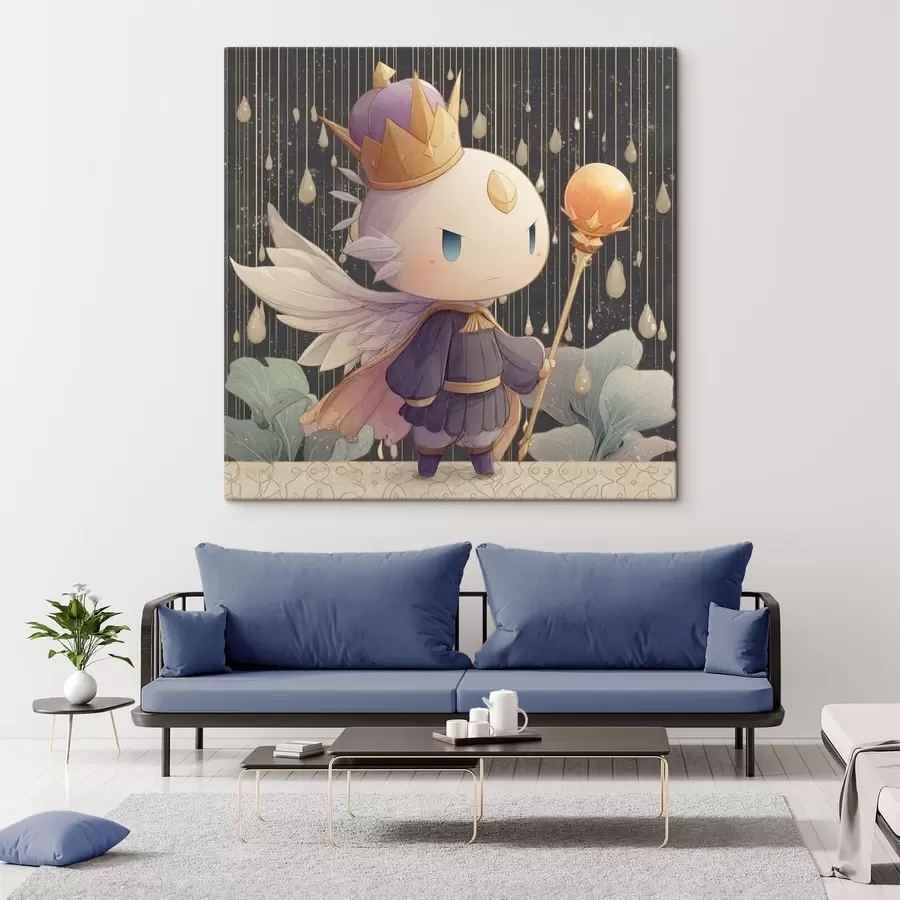 wall murals Mysterious king under the rain s44244