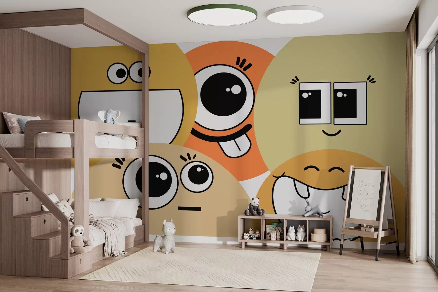 murales Divertidos smileys w03896v1