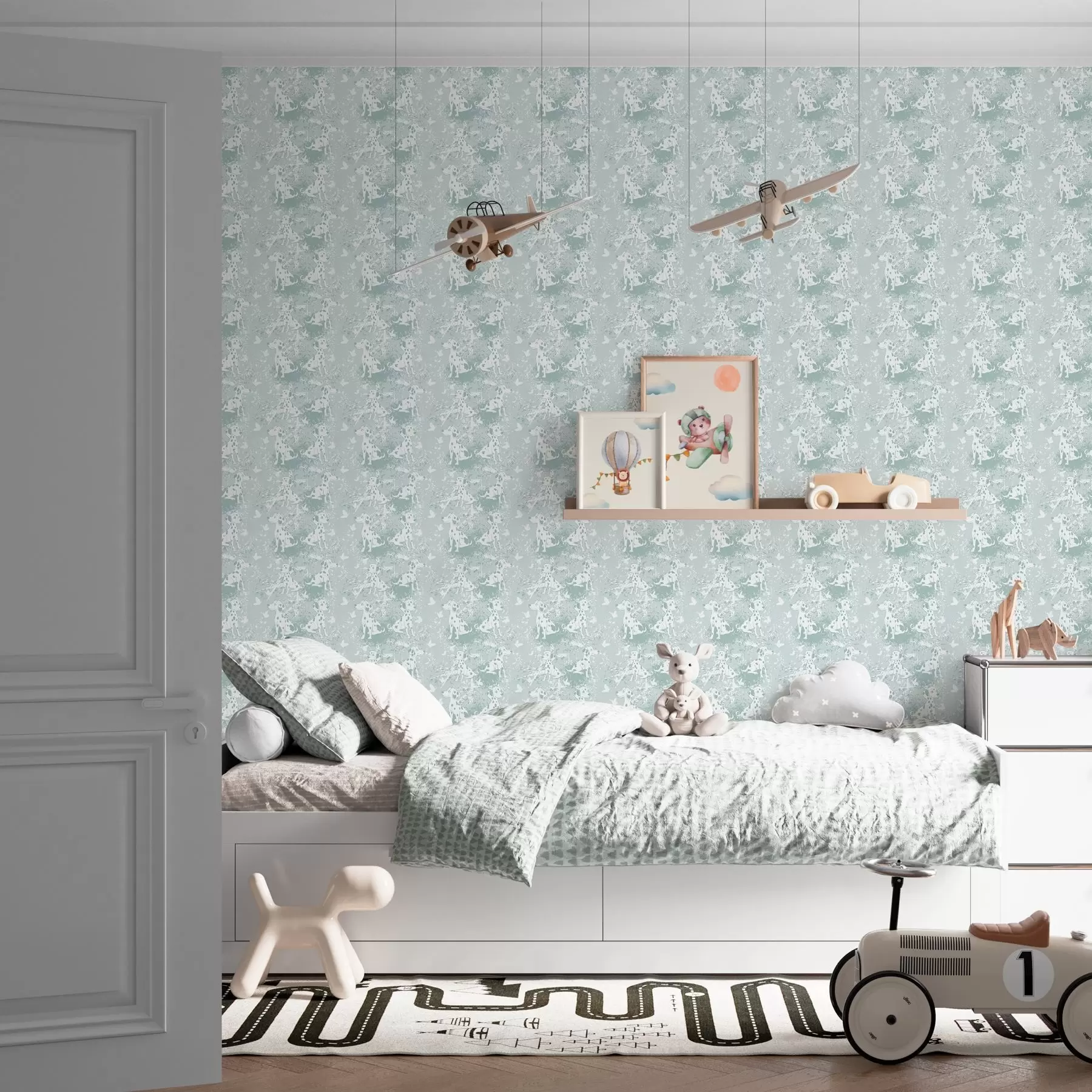 Wall Mural Photo Wallpaper Cheerful Dalmatians a00122v2