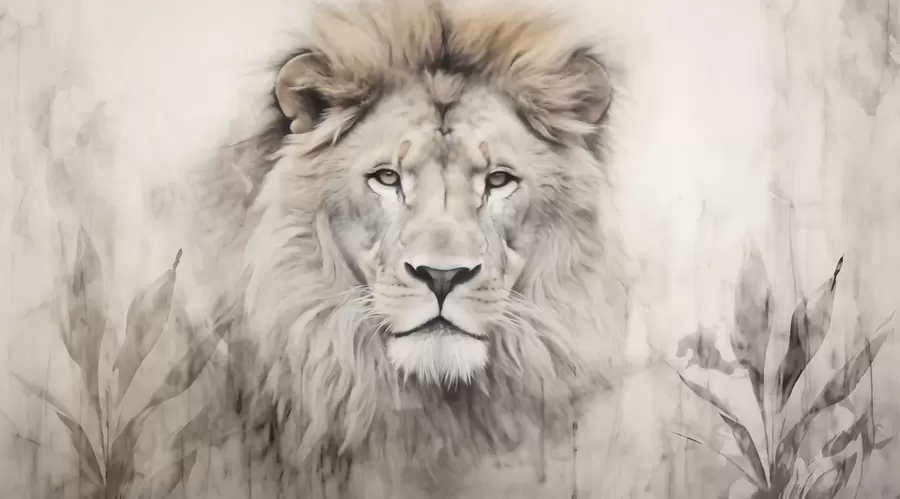 Wall Mural Photo Wallpaper Lion w03888