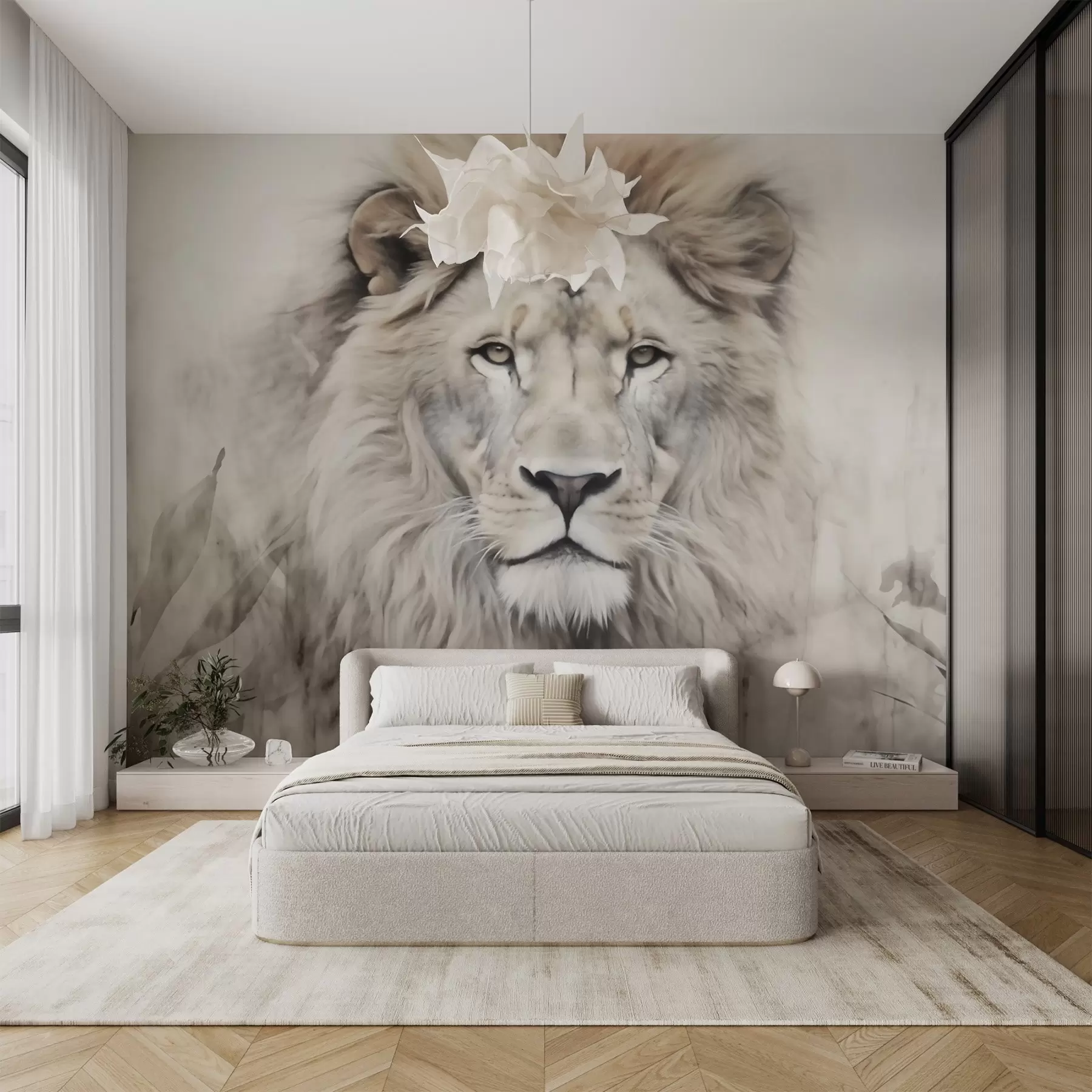 wall murals Lion w03888