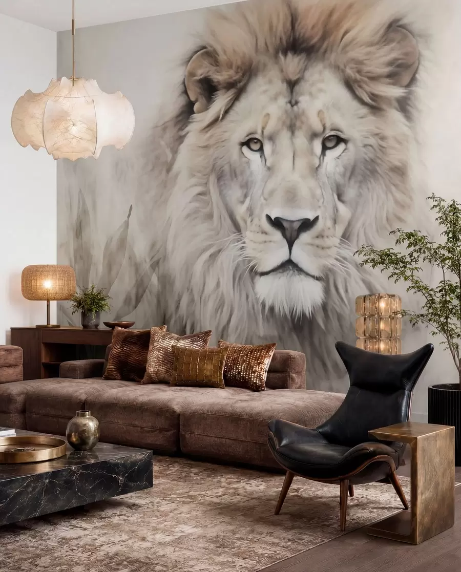 Wall Mural Photo Wallpaper Lion w03888