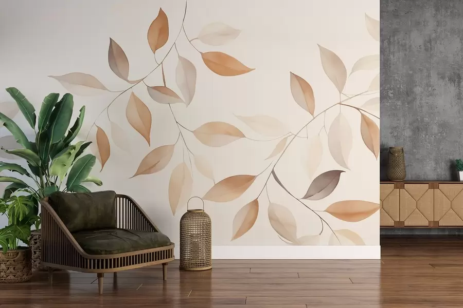 peintures murales Feuilles w03892