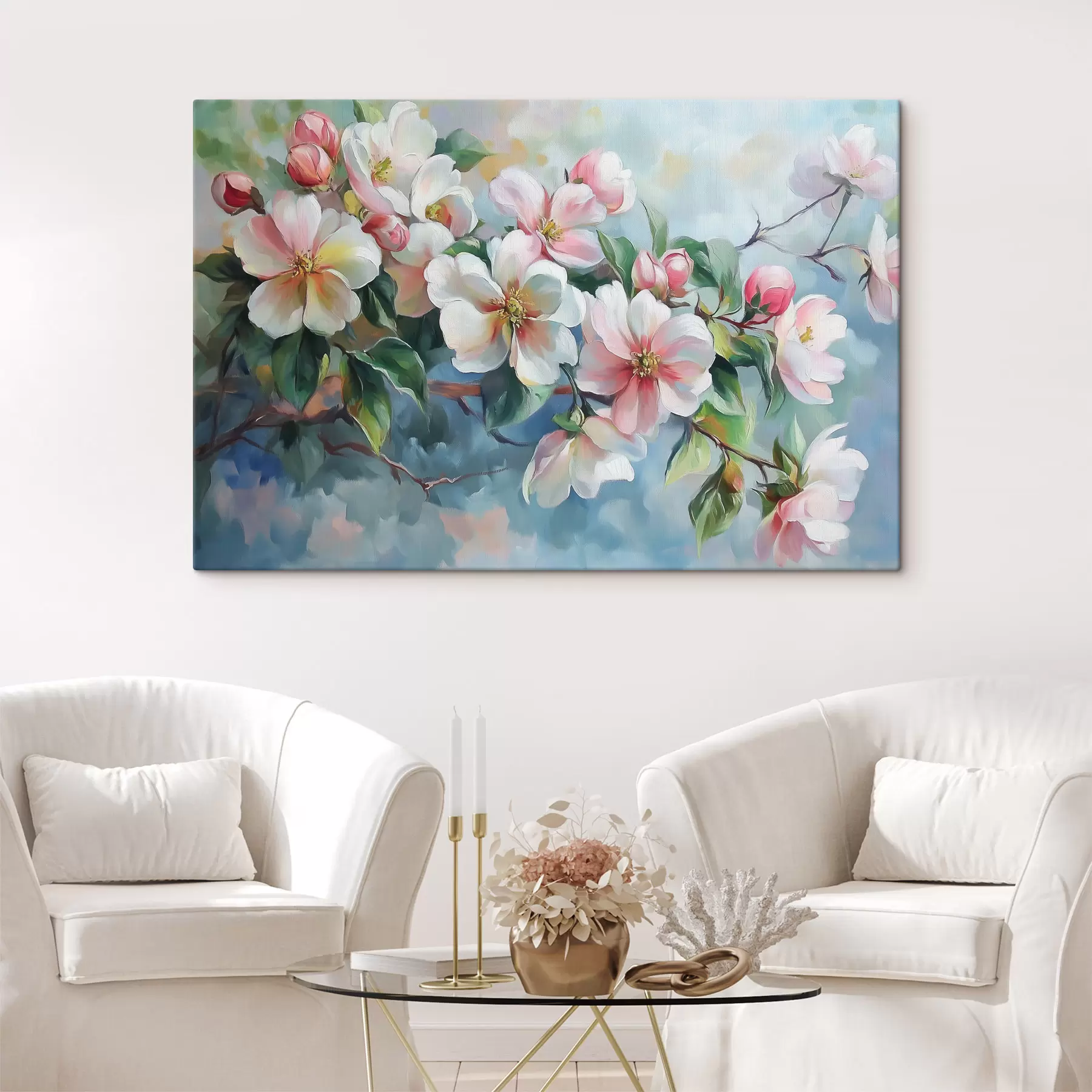 murales Rama con flores s44328