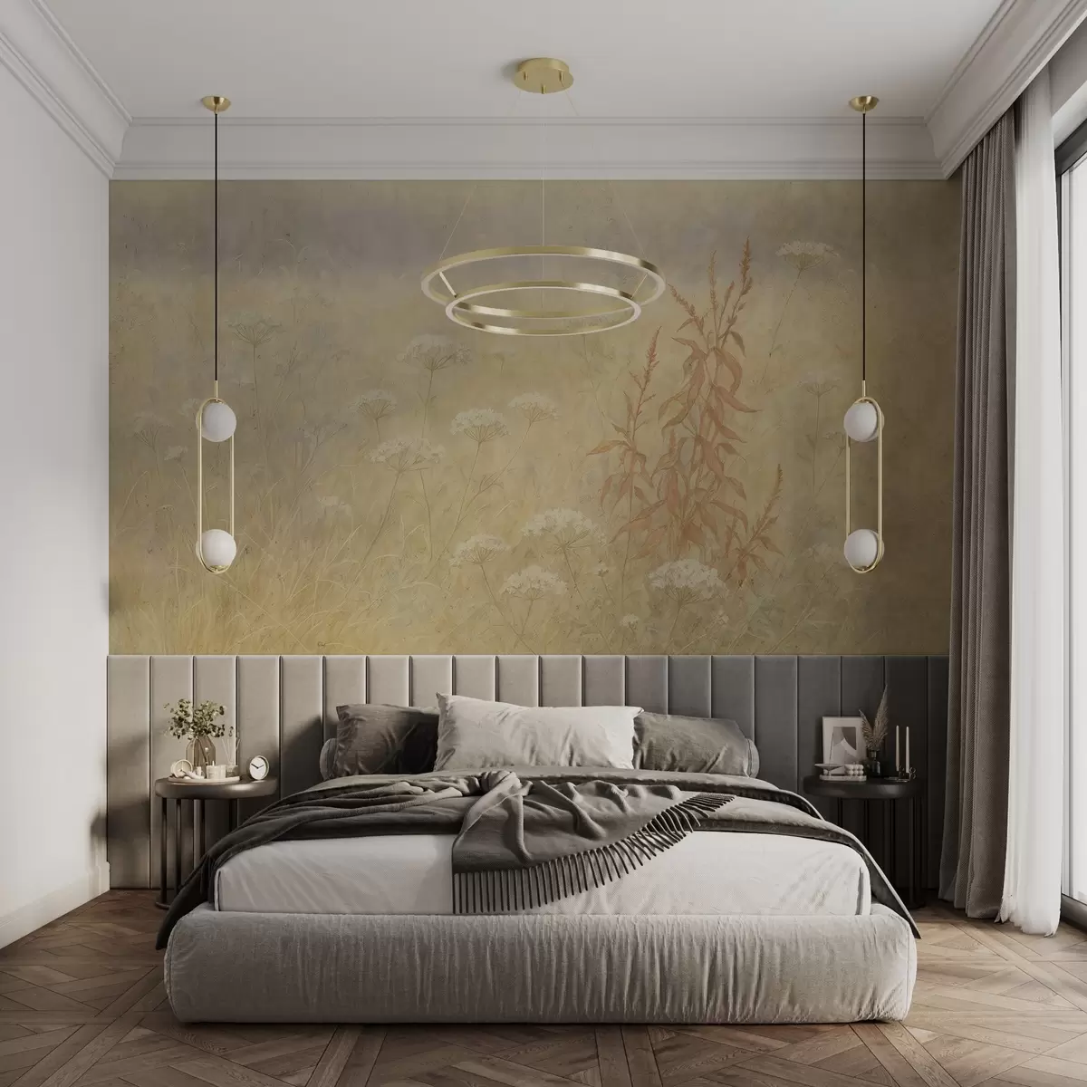 Wall Mural Photo Wallpaper Watercolor field w03972