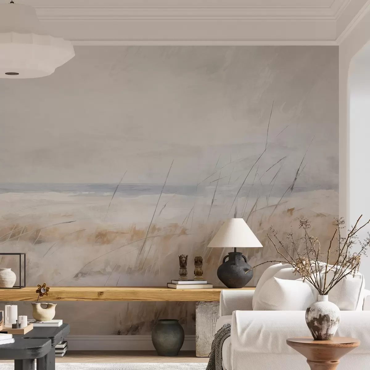 peintures murales Lieu de silence w03973