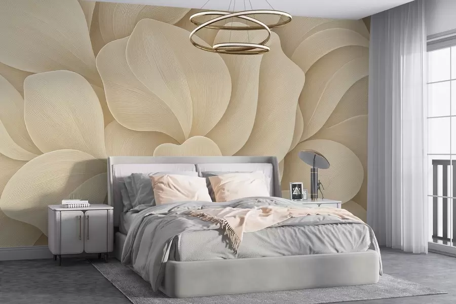 Wall Mural Photo Wallpaper Voluminous petals w03976
