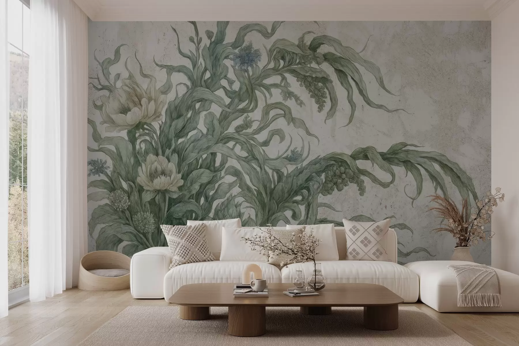 Wall Mural Photo Wallpaper Surreal plants w03979