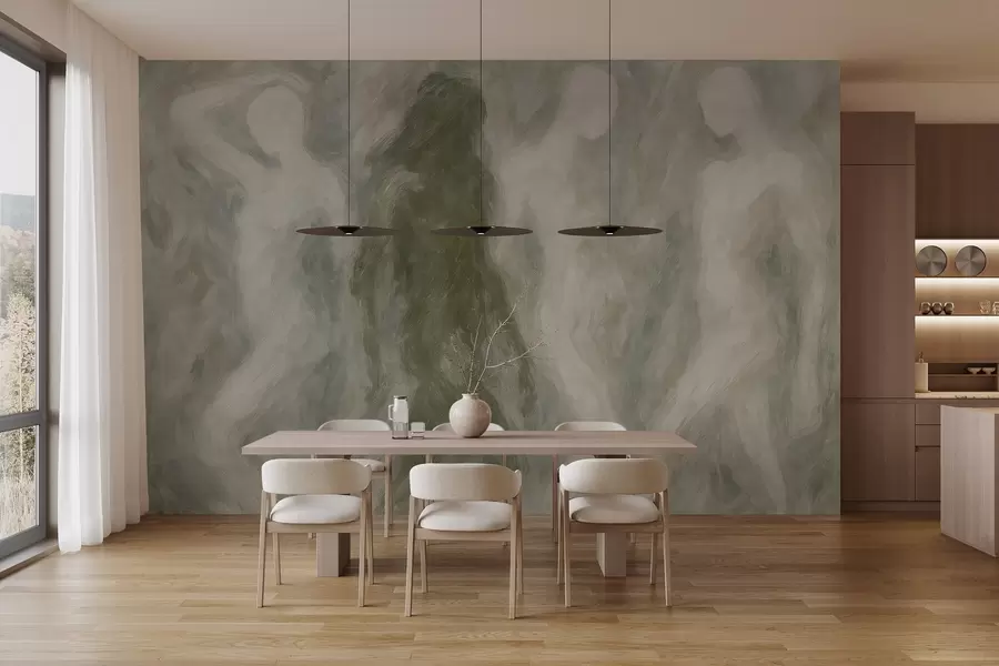 Wall Mural Photo Wallpaper Abstract silhouettes w03982v2