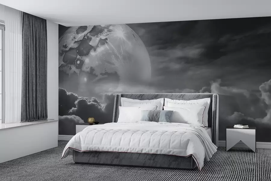 Wall Mural Photo Wallpaper Moon above the clouds w03921