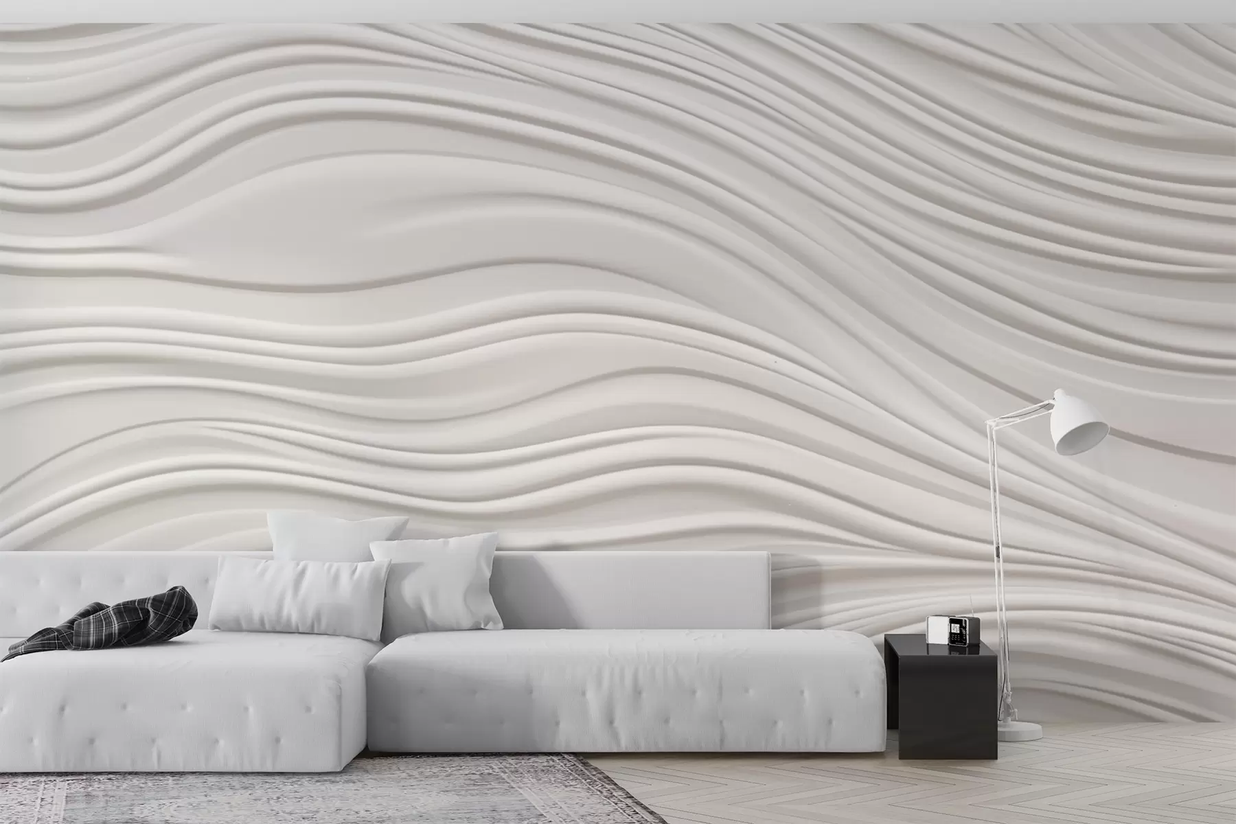 Wall Mural Photo Wallpaper Volumetric waves w03923