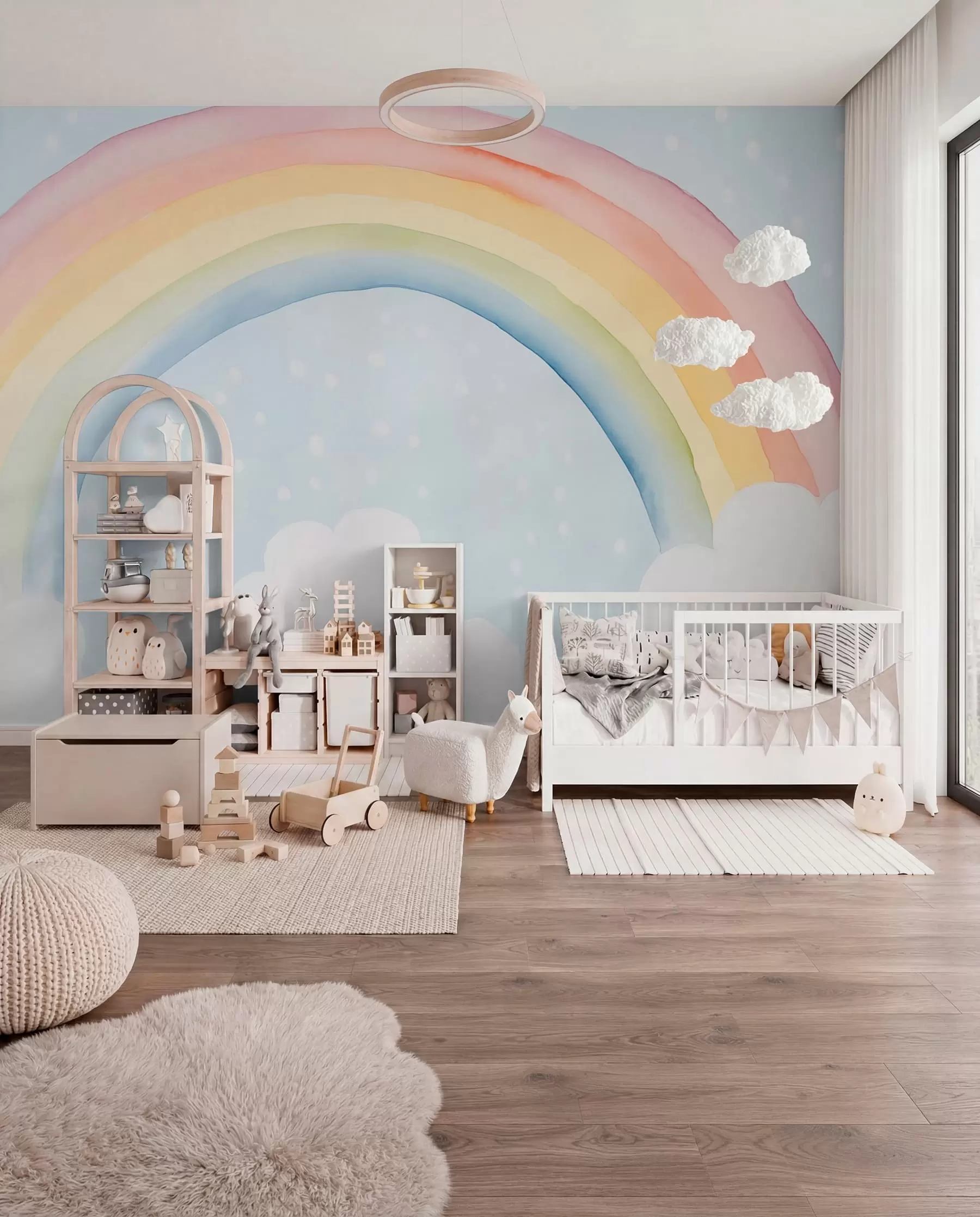wall murals Rainbow Reverie w03924