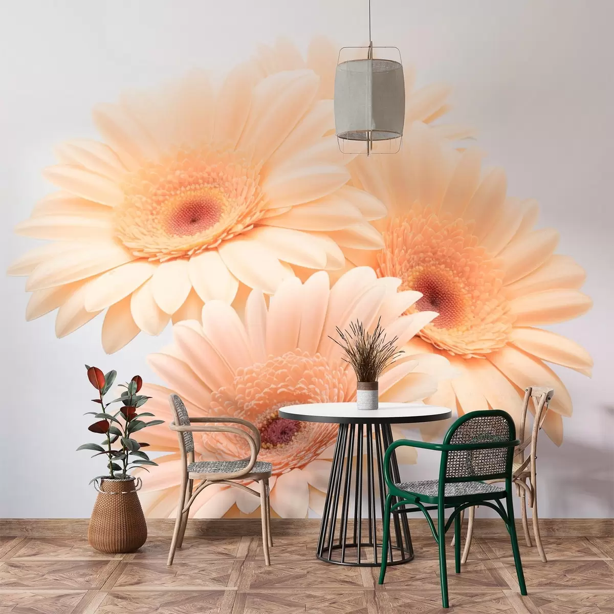 wall murals Delicate gerberas w03929v1