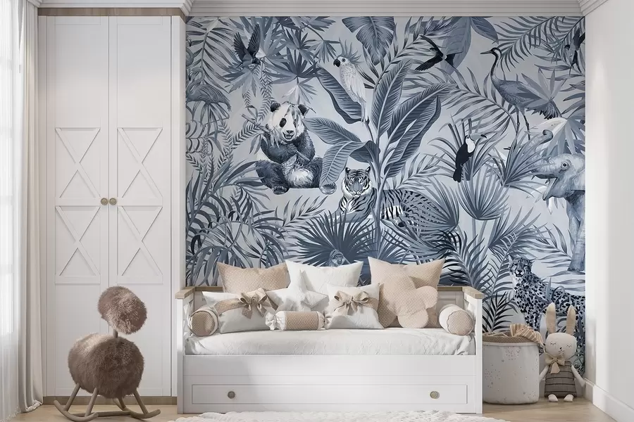 wall murals Animals in the jungle w03983v3