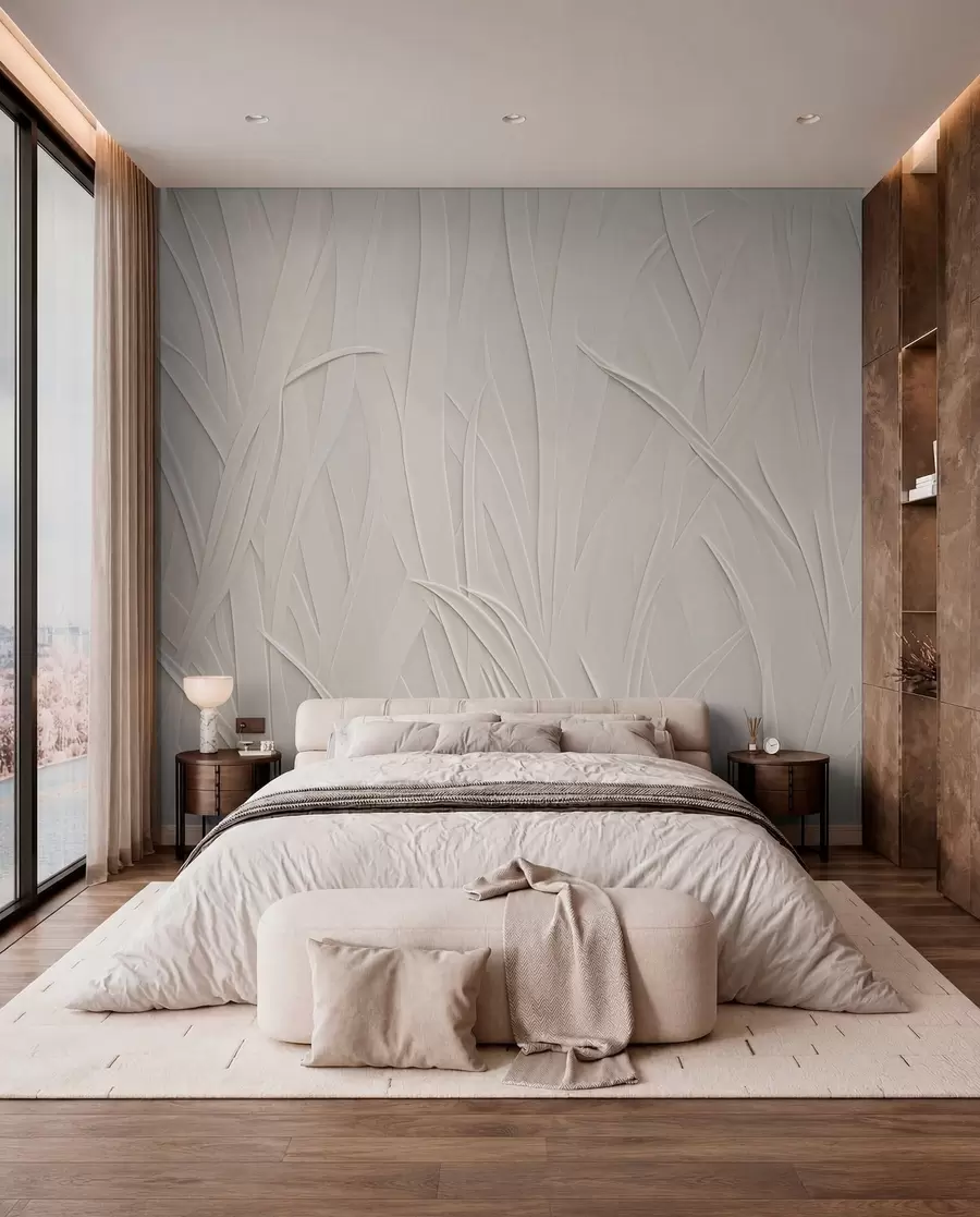 peintures murales Lignes courbes w03985