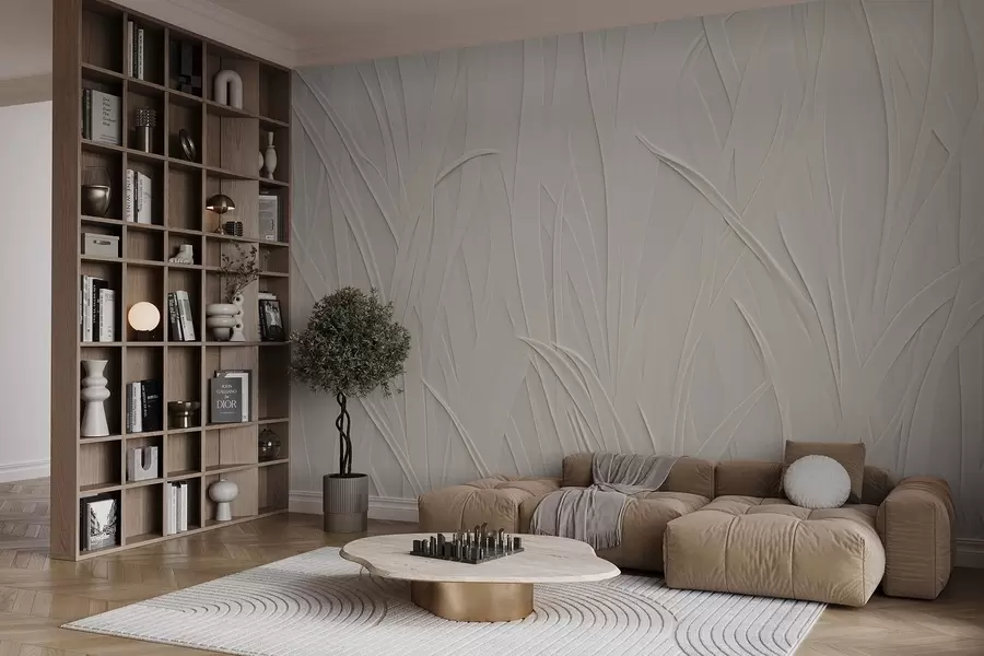 wall murals Curved lines w03985