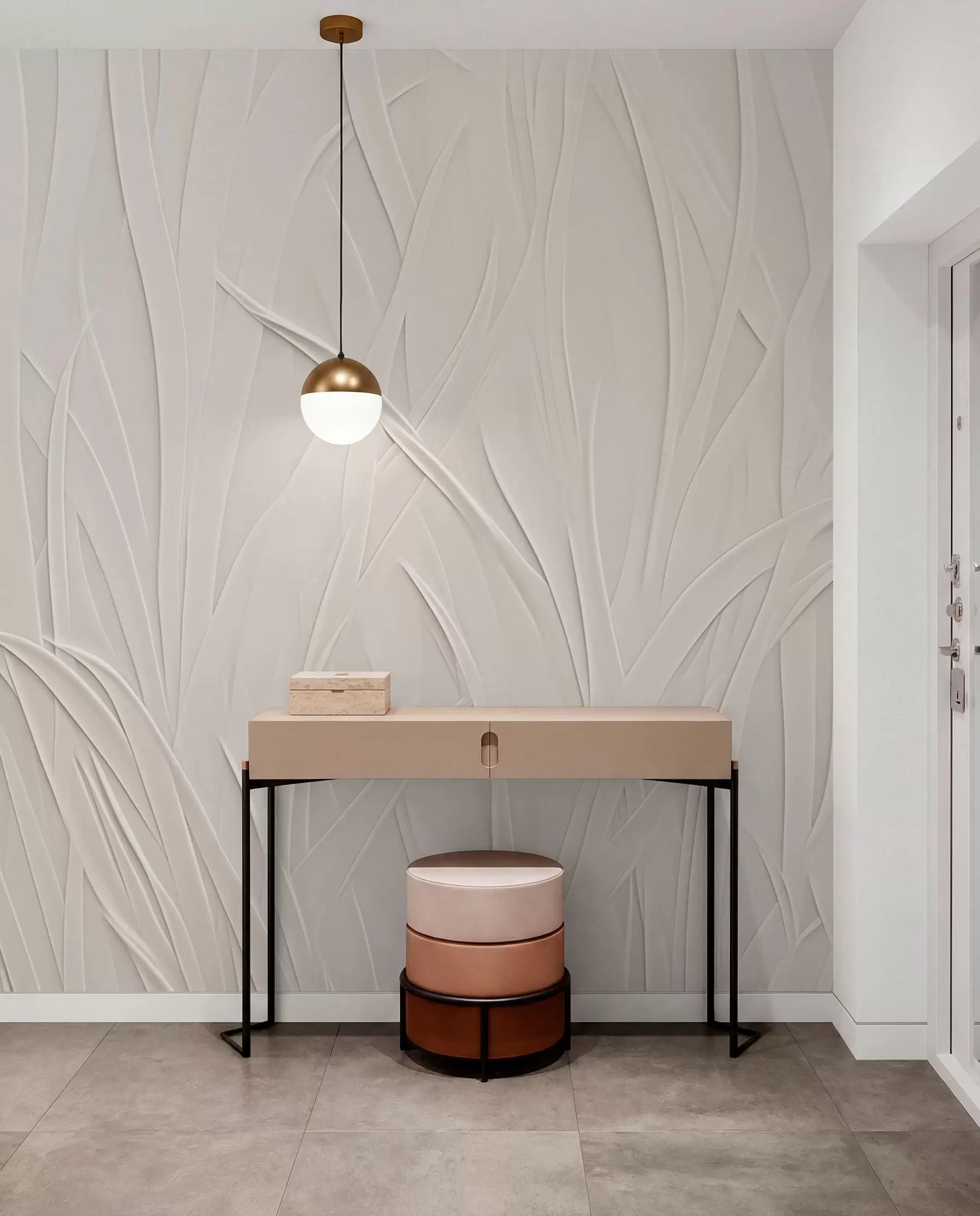 wall murals Curved lines w03985