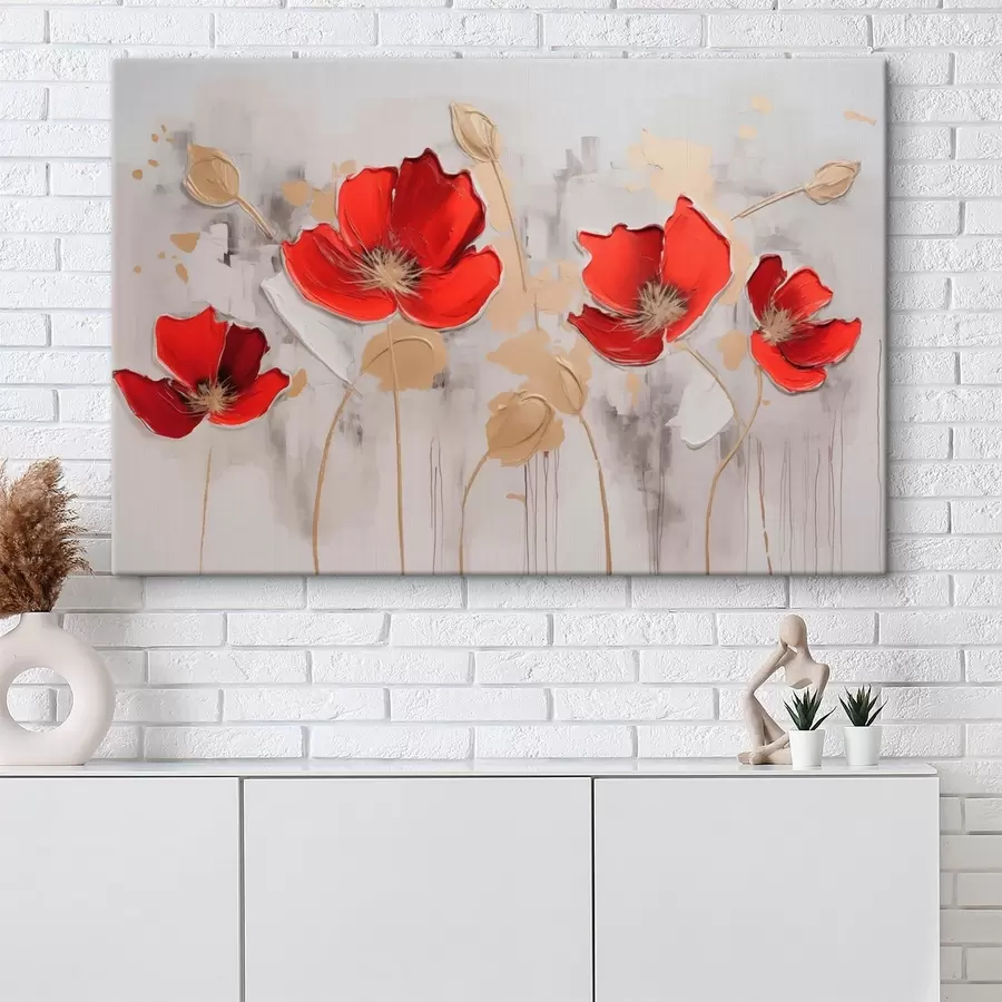 wall murals Poppies s44417