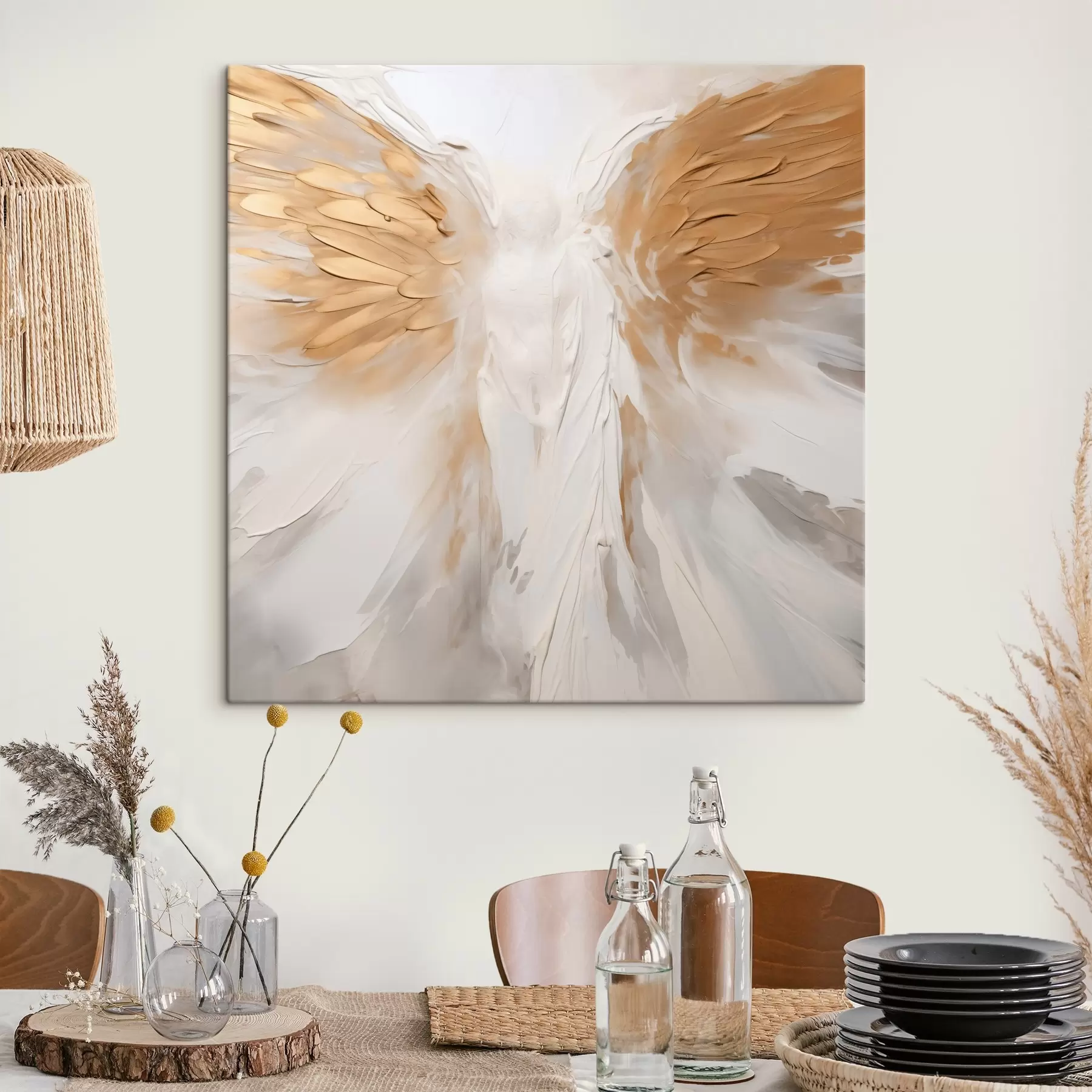 wall murals Angel wings abstract s44425