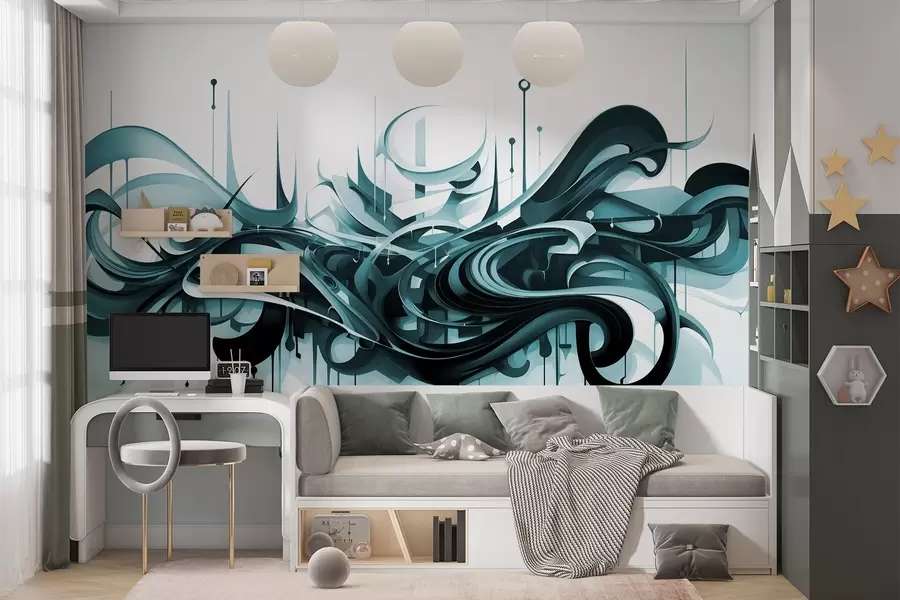 wall murals Graphic composition w04038v1