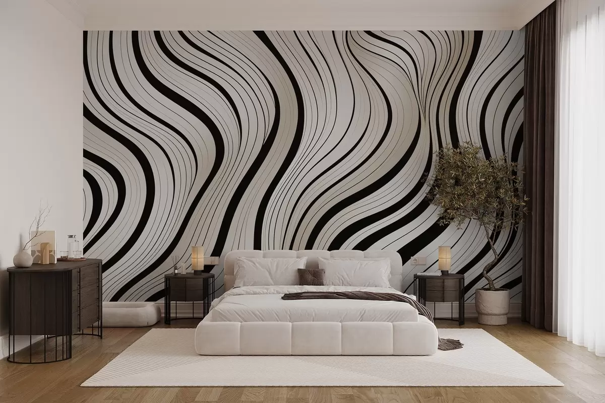 murales Ondas abstractas w04022v2