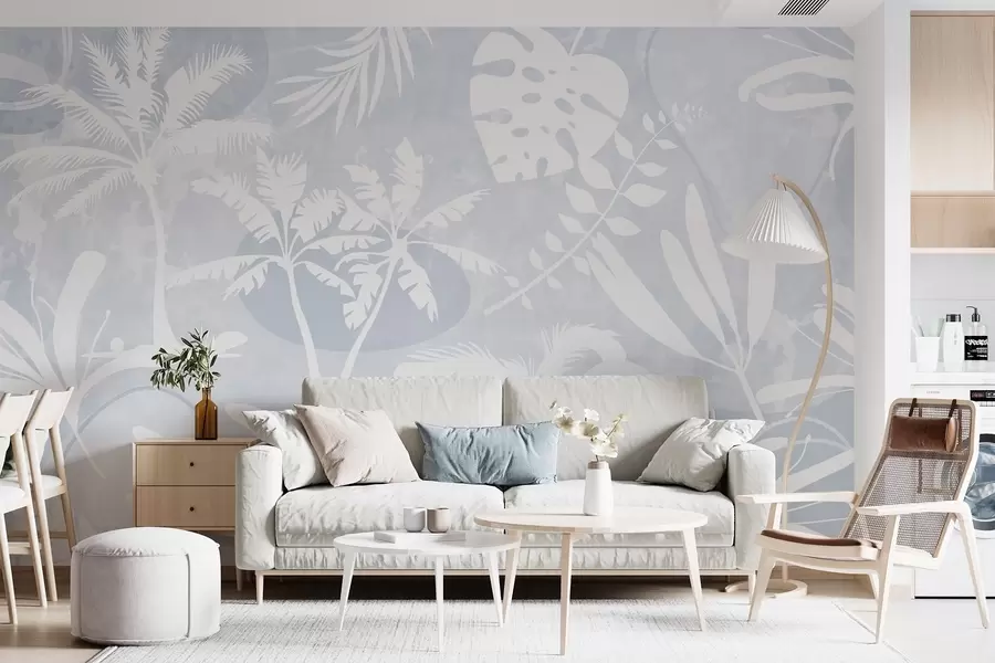 wall murals Tropical silhouettes w04040v1