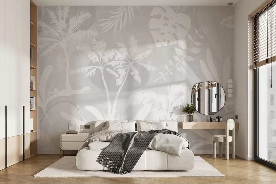 wall murals Tropical silhouettes w04040v2