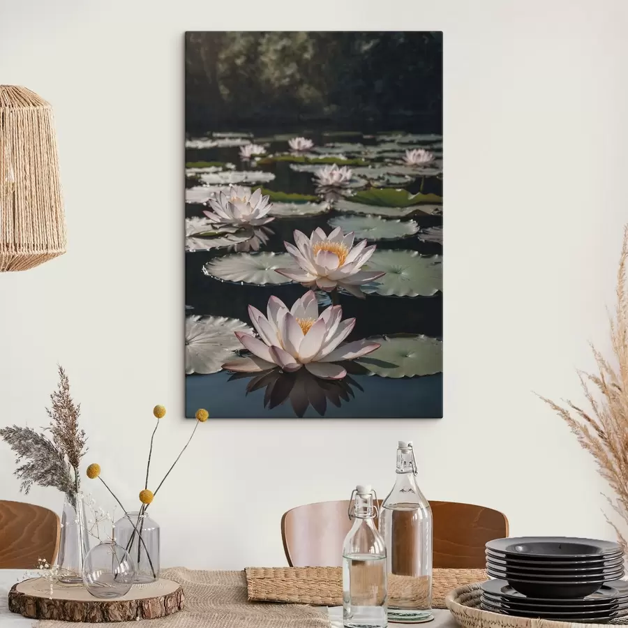wall murals Floating flowers s44478