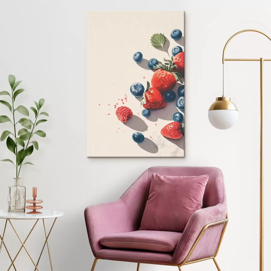 wall murals Berries in the Light s44525