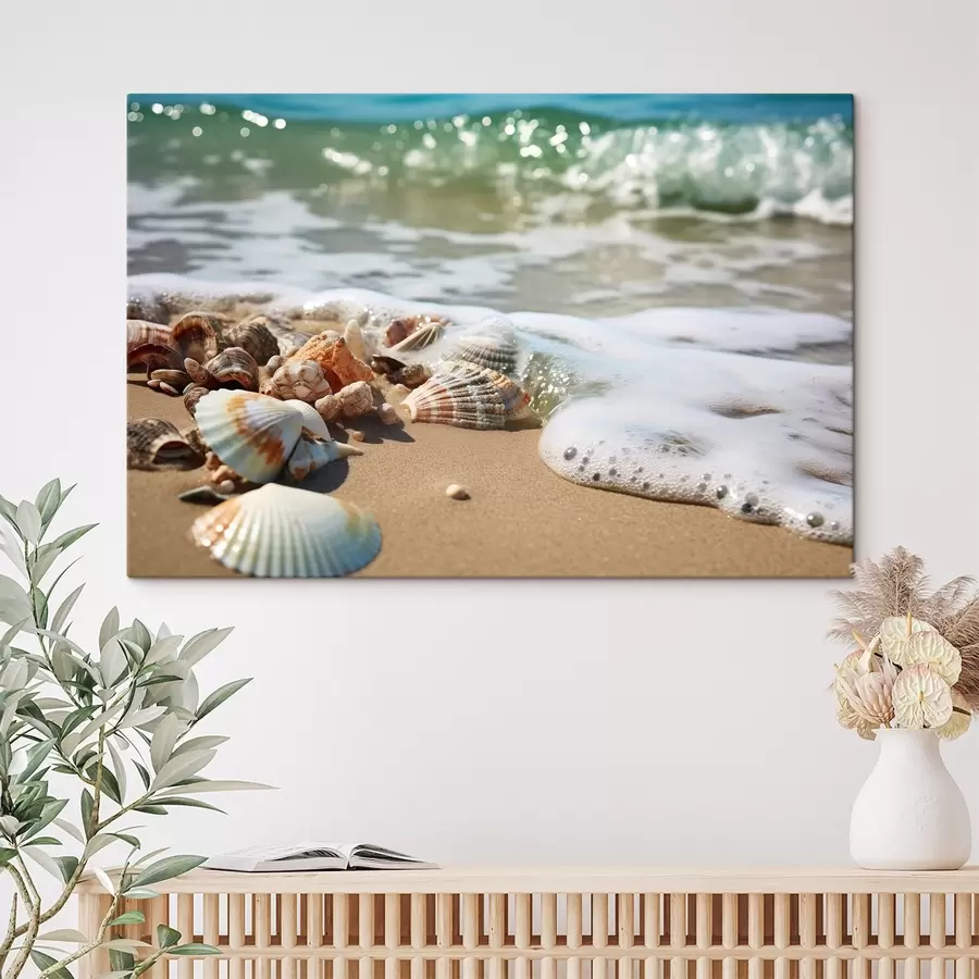 wall murals Shells and Foam s44527