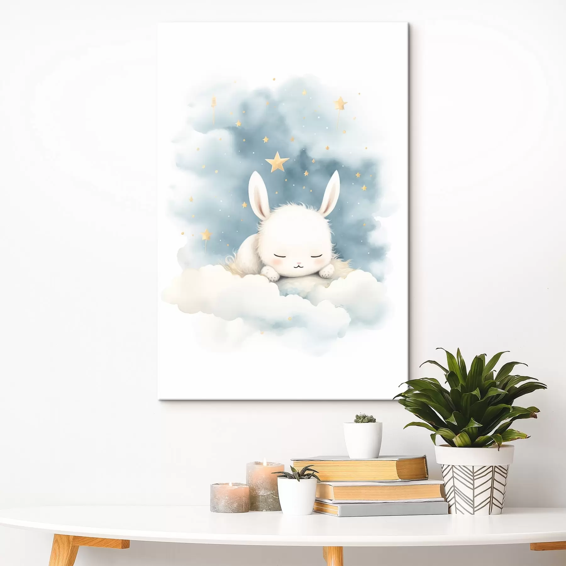 wall murals Bunny in the Clouds s44536