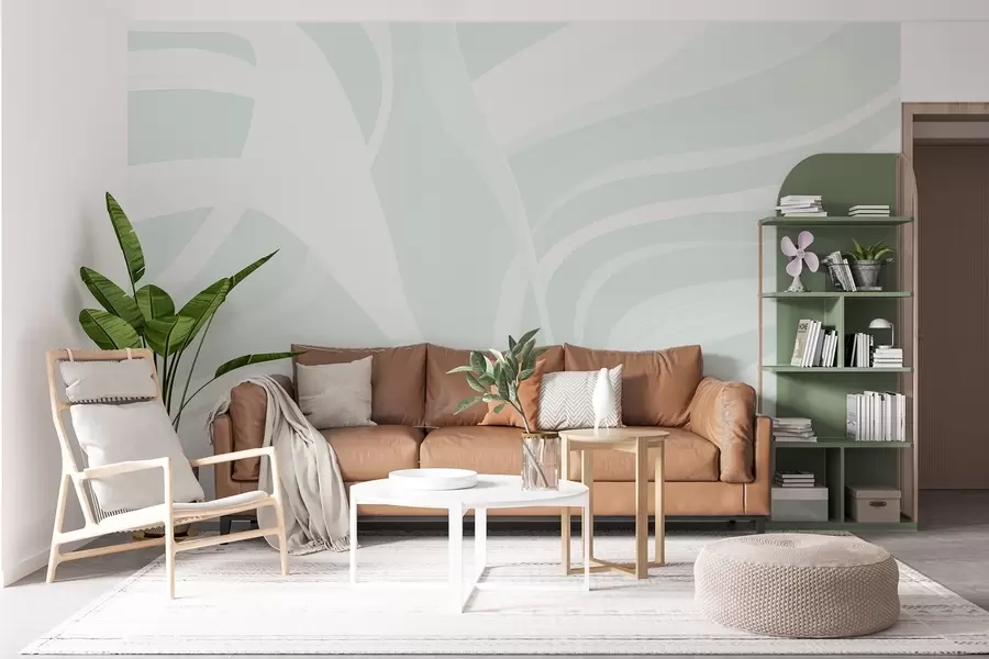 Wall Mural Photo Wallpaper Soft lines w04041v2