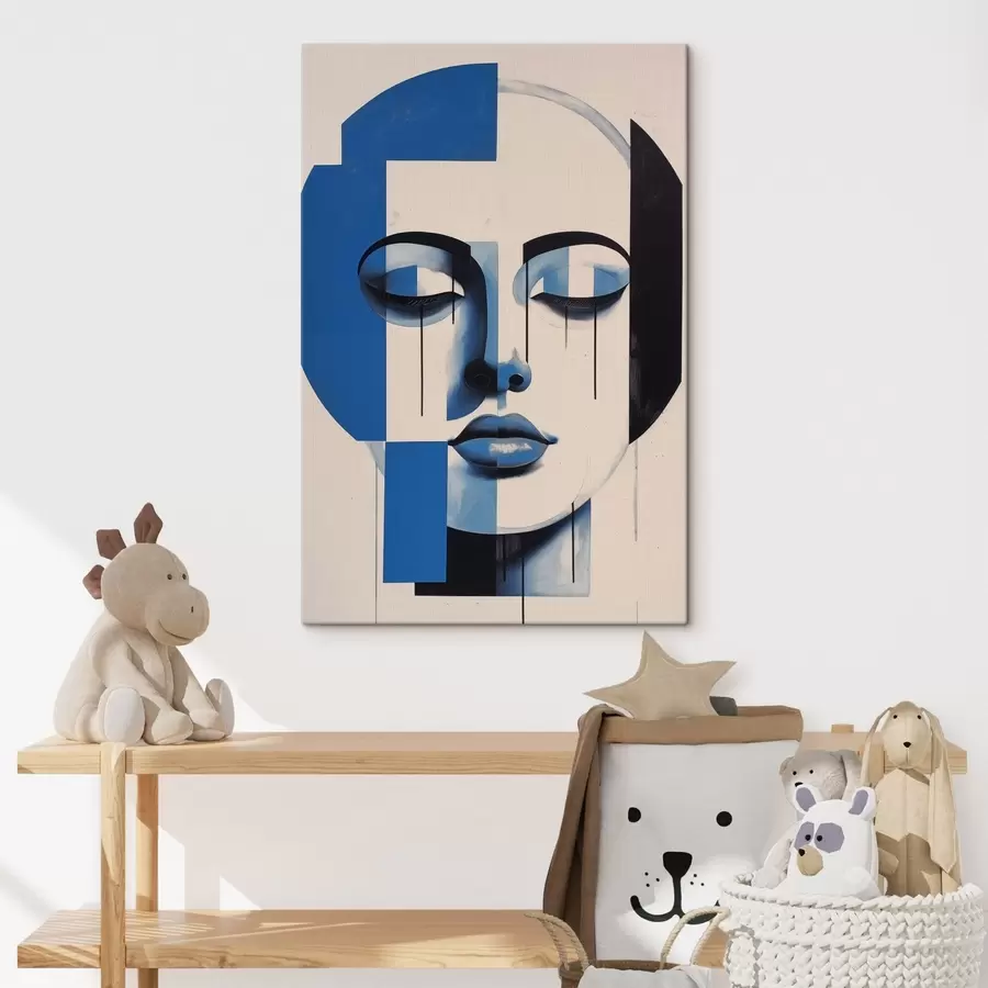 wall murals Abstract face s44564